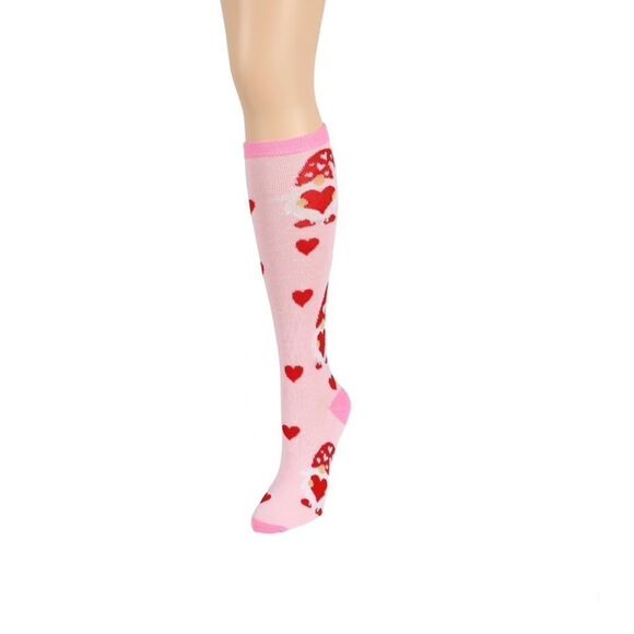 Gnome Heart Knee Socks - Picture 1 of 2